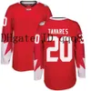 SL Team Canada Maglie Coppa del Mondo WCH 87 Sidney Crosby 91 John Tavares 19 Jonathan Toews 31 Carey Price 88 Brent Burn 37 Patrice Bergeron Red