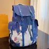 Saco de designer de alta qualidade mochila mulheres homens designers de moda de couro homens viagem clássico impresso revestido de lona parquet mochila mochila saco escolar mochilas