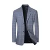 Mäns kostymer 2023 Autumn Blazer Coat Korean Stilig affär Casual Formal Suit Winterproof Winterproof Weartproof Water