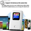 Routers KuWfi Unlock 4G LTE Router 150Mbps Outdoor Hotspot 6000mah Mobile Router Wireless Wifi Portable Modem Sim Card Slot Mini Router Q231114