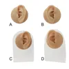 Jewelry Pouches Silicone Ear Model Piercing Holding Tool Soft Display Three-Dimensional Mannequin Teaching Instruction Practice