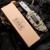 High Hunting Steel Kydex G10フルドロップタンポイントハンドル屋外固定カーボンキャンプブレードナイフBL sbxb