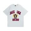 Hip-hop rue t-shirt style de piste imprimé chemise à manches courtes haute qualité personnalisé t-shirt pour hommes femmes vêtements de sport h38a77