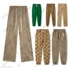 OGD5 Mäns 2022 Autumn Pants Designer Luxury Khaki Green Sweatpants Joggers Jacquard Wide Leg Pant Double Letter Letters Casual