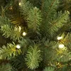 Dekoracje świąteczne 4 12 stóp Prelit Fraser Fir Pencil Artificial Tree 150 UL Wymienione przezroczyste światła ozdoby Dekoratu domu 231113