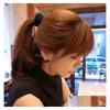 Stud Black Rhinestone How Tow Ear Crystal Bowknot Folring For Women Fashion Kolczyki Upuszczenie biżuterii Dhgarden