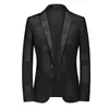 Męskie garnitury Blazery Men Men Business Suit 2-częściowy czarny / niebieski / wino czerwona moda męska blezery imprezowe i czyste spodnie rozmiar 6xl-s 231114