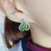 Brincos KJJEAXCMY Fine Jewelry Natural Peridot 925 Sterling Silver Mulheres Ear Studs Suporte Teste Luxo