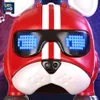 Electric/RC Animals Ukboo Dance Music Bulldog Robot Intelligent Interactive Dog com brinquedos leves para crianças Early Education Baby Toy Boys meninas 230414