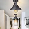 Pendant Lamps American Country Retro Industrial Wind Lighting Loft Living Room Bedroom Balcony Aisle Little Black Dress Ceiling Light