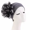 Fleur Turban Cap Bonnet pour Femmes Musulman Hijab Foulard Casquettes De Noce Chapeaux Turban Mujer Africain Headtie