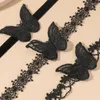 Choker Vintage Butterfly Lace For Women Girls Black Gothic Retro Collar Necklaces Wedding Party Fashion Jewelry Gift