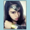 Other Event Party Supplies Christmas Wonder Woman Headband Tiara Crown Headdress Cosplay Headwear Comic Costume Props Prop Gold Si Dhak6