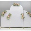 Decorative Flowers Wreaths Crown Metal Arch Set Wedding Background Flower Stand Birthday Party Outdoor Balloon Arches Irregular Shape 230414