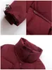 Mulheres para baixo parkas jaqueta em algodão acolchoado roupas curto coreano moda gola engrossar pão feminino casaco topos inverno 231114