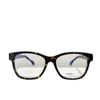 Solglasögon Designer Eyeglass Frame Female Chic Plain Black Box Myopia kan matchas olika grader UB48