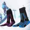 Sports Socks 1 Pair Thermal Hiking Ski Socks Men Women Winter Long Warm Compression Socks For Ski Hiking Snowboarding Sports Socks 231113