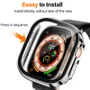 Inteligentne zegarki Wygląd na zegarek Apple Watch Iwatch 8 Series Ultra Smart Watches Pasek morski Nowy 49 mm Sport Watch bezprzewodowe ładowanie smartwatch pudełka okładka