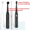 Zahnbürste Leistungsstarke Ultraschall-Schall-elektrische Zahnbürste USB wiederaufladbare Zahnbürste Erwachsene elektronische waschbare Zahnaufhellungsbürste 231113