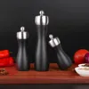 Mills Mokithand Wooden Pepper and Salt Food Safe Carbon Steel Grinder 5 6 8 Manual Kitchen Tools for Sea 231114