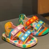 Sandalen Aankomst Mini Melissa Kinderen Sandalen Kinderen Strandschoenen Big Girl en Boy Fashion Jelly Shoes HMI083 230413