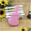 Party Favor Lovely Plastic Violin Candy Box Baby Shower Decor Presentleveranser Födelsedag gynnar lådor ZA4977 Drop Delivery Home DHYC8