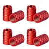 Other Household Sundries 4pcs/Set Car Tire Valve Stems Cap Knurling Style Cap Aluminum Tire Wheel Stem Air Valve Cap for US Schrader