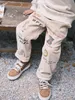 Pantaloni di velluto a coste stampati con lettera gufo per bambini ragazzi ragazze pantaloni larghi in vita elastica bambini addensano pantaloni casual caldi Z5418