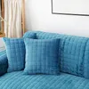 Tampa de cadeira Cosca de sofá de pelúcia de inverno Europa Tipo de pano de pano capa