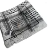 Halsdukar religiös arabisk vuxen keffiyeh huvudduk jacquard mönster halsduk unisex multifunktionshuvud wrap cykling dammtät kerchief 9 stil