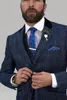 Garnitury męskie (kamizelka spodni) kamizelki Men Plaid Business Suit 3-częściowy wieczór ślubny Tuxedo dla mężczyzny 2023