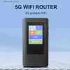 Roteadores 5G WiFi6 Roteador Portátil Dual Band 2.4G / 5.8G 5G Roteador Sem Fio Cartão SIM Bolso MiFi Modem Ampla Cobertura Rede Q231114