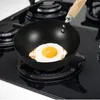 Pans Kitchen Cookware Nonstick Frying Pan Flat Small Wok Cooking Pot Traditional Wrought Iron Japanese Supply Household