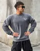 Men's Hoodies Sweatshirts New Men hoodie Bodybuilding Sweat shirt high quality warmth brand Hoodie Sports Clothing autumn Winter pullover Gyms Hoodie Men zln231114