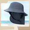 Berets verão chapéu masculino ao ar livre sol respirável bacia seaside surf pescador montanhismo com proteção