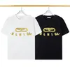 Nya mäns t-shirt designer bröstguld guld bokstav digital direkt spray mode män och kvinnor med samma överdimensionerade kortärmade tröjor tröjor bomull 3xl