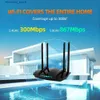 Enrutadores PIXLINK AC22 1200Mbps Amplificador de señal de enrutador Gigabit inalámbrico Inalámbrico-AC Banda dual 5G Tecnología inteligente Puertos de 4 Gigabit Q231114