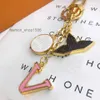 Luxury Designer Keychain Fashion Classic Brand Key Buckle Letter Design Handmade Gold Keychains Mens Womens Bag Pendant High QualityMB6P