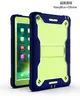 Kickstand Tablet Case Cover voor Ipad 2 3 4 TCL Tablet 10 5G Tab 8 4G N9132 Heavy Duty 3 lagen Multifunctionele bescherming Tabletaccessoires PC en siliconenmateriaal