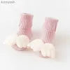 Chaussettes d'été fines et mignonnes pour enfants, poupée 3D de dessin animé, en coton et caoutchouc, antidérapantes, pour nouveau-né, enfant en bas âge, l231114