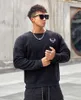 Men's Hoodies Sweatshirts New Men hoodie Bodybuilding Sweat shirt high quality warmth brand Hoodie Sports Clothing autumn Winter pullover Gyms Hoodie Men zln231114