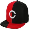 Redses-C letra bonés de beisebol das mulheres dos homens hiphop gorras ossos snapback chapéus sunbonnet casual esportes boné