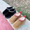 Platform Woman Winter Boot Designer Ankle Boots Tazz Shoes Chestnut Black Warm Fur Slippers Indoor Booties