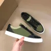 Designer Flat Canvas Shoes Imprimir Check Trainer Homens Sapatilhas Vintage Impresso Lettering Xadrez Listrado Sneaker Mulheres Grade Algodão Camurça Low-Top Casual Trainer