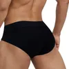 Mutande Slip da uomo sexy Vita bassa Scava fuori Intimo Cotone Morbido Bikini Mutandine Hip Lift Elasticità Lingerie traspirante