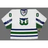 SJ Custom Vintage Hartford Whalers New England Whalers Personalizacja lodowych koszulki hokeja na dowolne nazwiska rozmiar S-XXXXL