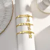 Bangle Personligt namnarmband med intialer för barnbarn Gratis gravering Datum ID -armband Födelsedag Born Gift 231114