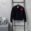 AMISWEATER PARIS SWEATER SWEATER MĘŻCZYZN KOBIETY PULLOVER AM I France Designer Hafter Heart Love Coeur Sweat Jumper Bluies Amiparis Amis 8HP1