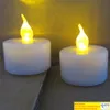 LED Tealight Tea Candles Light Light Lovertlull Yellow Battery تعمل حفل زفاف عيد ميلاد ديكور عيد الميلاد بالجملة