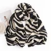 Schals 190/65 cm Mode Zebra Druck Kaschmir Frauen Herbst Winter Warme Große Pashmina Schal Schal Damen Stola Hijab